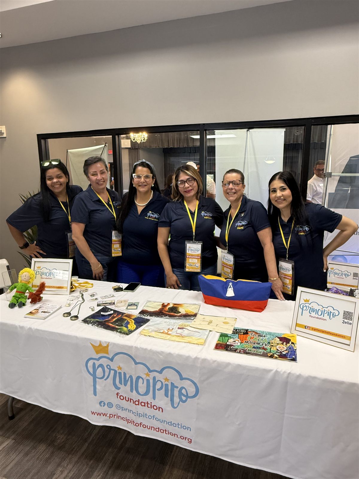 Principito Foundation volunteers at a community fundraising event
